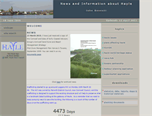 Tablet Screenshot of hayle.net